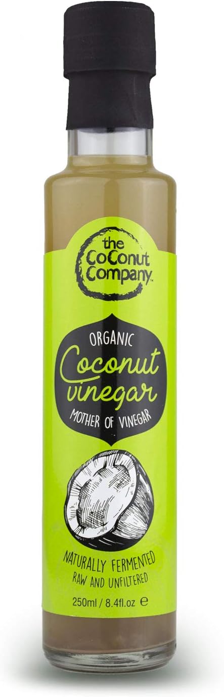 The Coconut Company Coconut Vinegar with 'Mother' 250ml (Pack of 8)