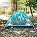 WolfWise Ultralight Portable Camping Chair, Compact Folding Backpacking Lounge Chairs for Outdoor Picnic Beach Hiking Fishing with Carry Bag and Two Carabiner,Light Blue