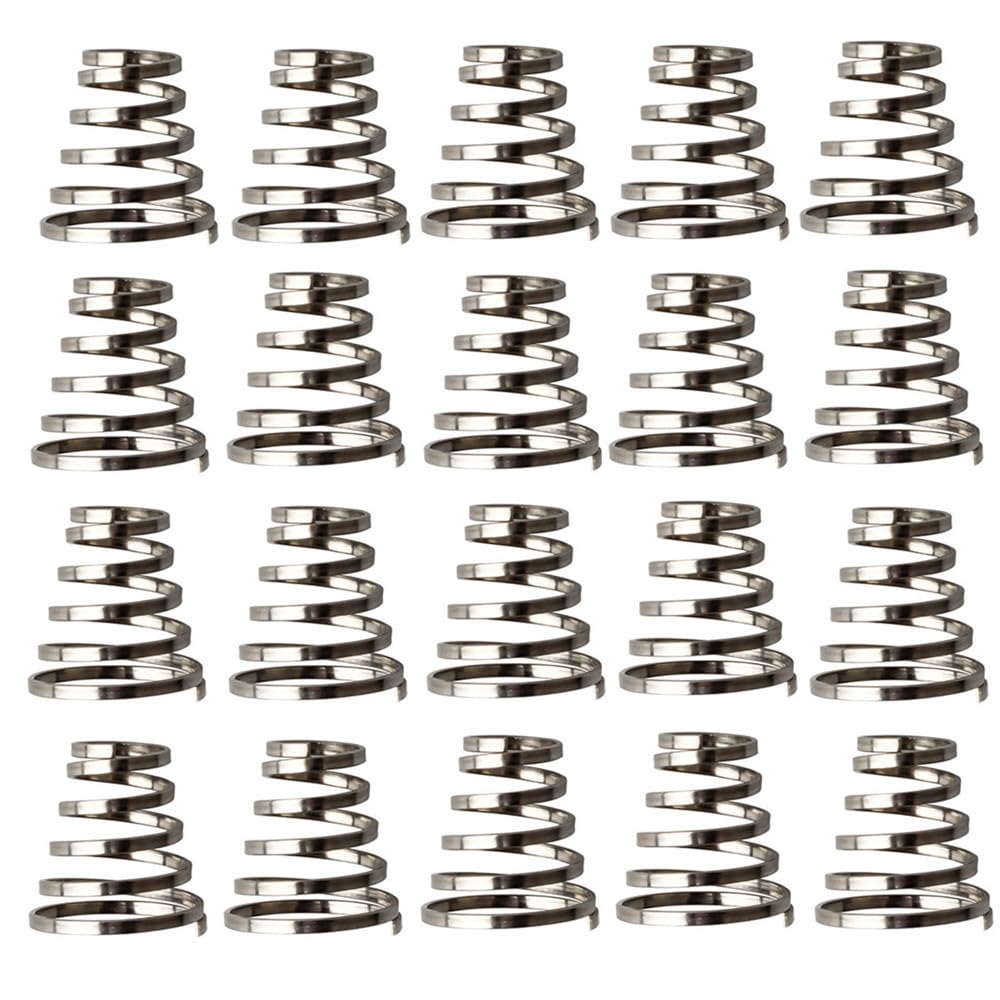 Loopunk Bike Wheel Skewer Spring Stainless Steel Bike Hub Quick Release Lever Shafts Spring For Cycling Mountain Road Bike Bike for Mountain Bike Road Bicycle Cycling Accessories 20 Pcs