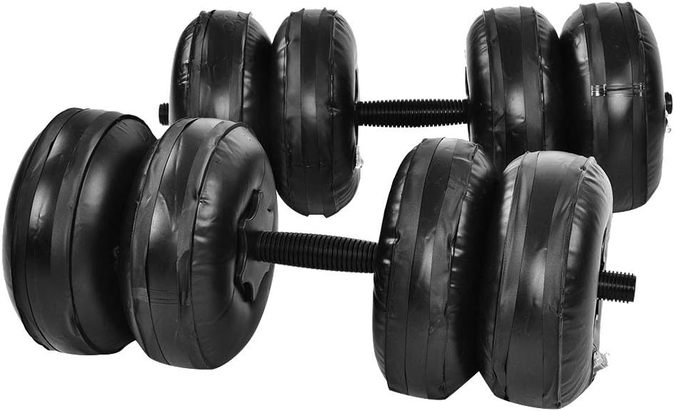 OKBY Set of Hand Weights-Water Dumbbells Adjustable Bodybuilding Exercise Equipment Kit Ideal Home Fitness