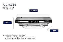 Hauslane | Chef Series Range Hood C395 36" Under