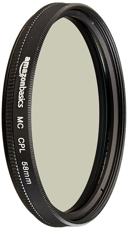 AmazonBasics Zirkularer Polarisationsfilter - 58mm