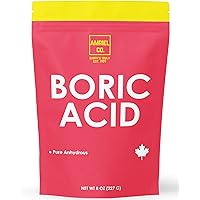 Boric Acid (8oz) | 99.9% Pure Industrial Grade |Anhydrous Fine Powder| Packed In Canada| Used to Make All Purpose Cleaner| DI