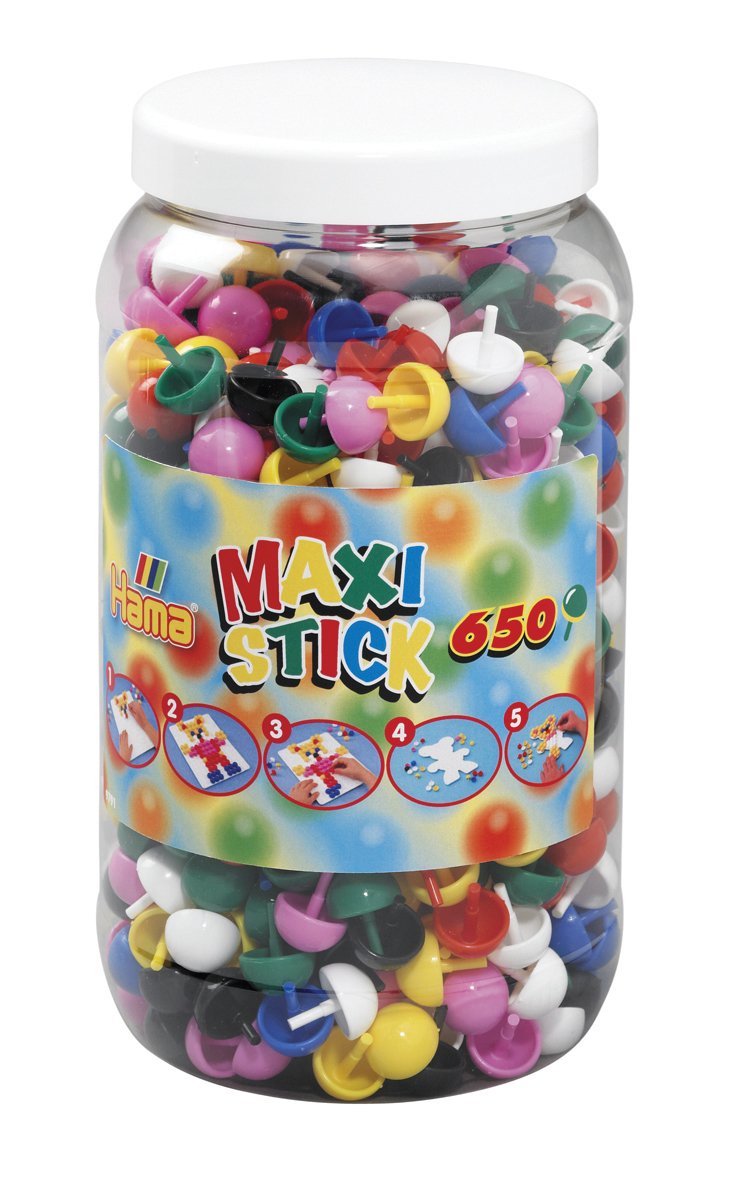 Hama Maxi sticks/pegs in tubs