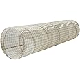 3 Sprouts Kids Play Tunnel - Pop Up Collapsible Tunnels with Recycled Fabric - Fun Crawling Tunnel for Toddler, Baby, Children to Crawl Through, Gross Motor Toy for Indoor Play - Gingham Beige