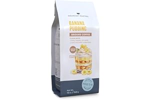 Paramount Roasters Banana Pudding Flavored Ground Coffee, 12oz Medium Roast