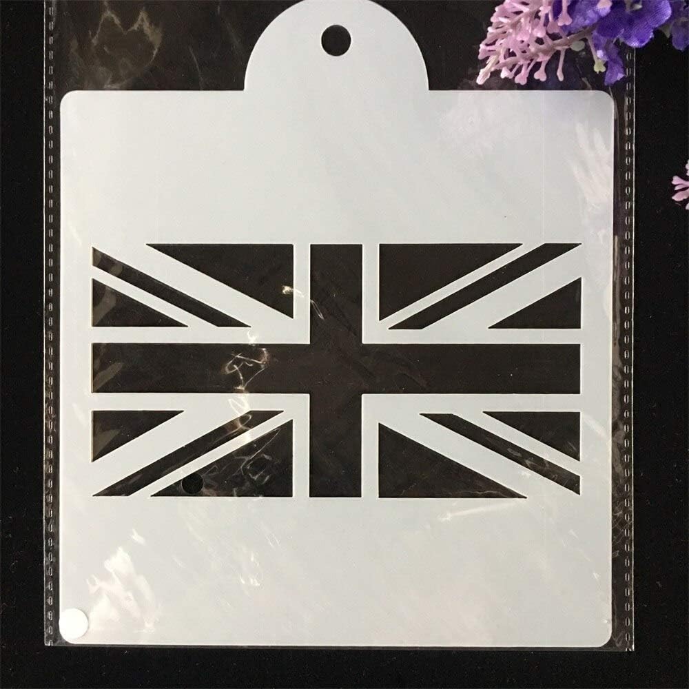 1Pcs 15cm UK United Kingdom National Flag DIY Layering