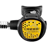 Cressi Octopus Compact for Scuba Diving Regulators - Compact, Reliable, Light and Comfortable - Made in Italy by Cressi - Quality Since 1946