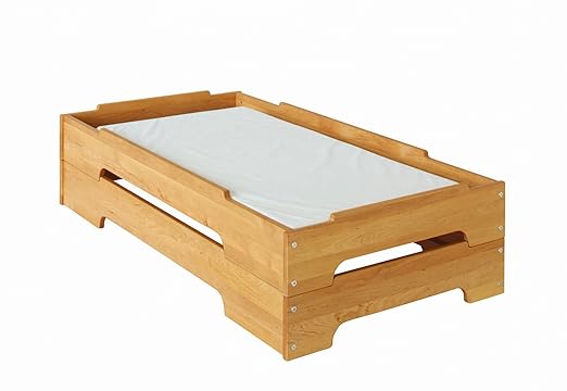 BioKinder 23665 Apila Cama Blanca Kai 70x140. Madera de Pino ...