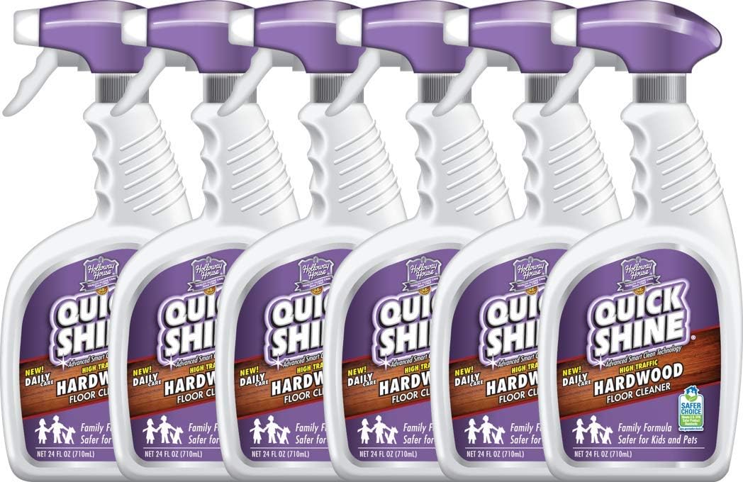 Quick Shine Daily Hardwood Floor Cleaner 24 Fl Oz 6 Pack