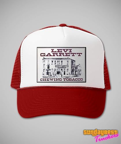 levi garrett chewing tobacco hat Vintage 80s 5 Star Tabacco Mesh Trucker Levi Garrett Chewing Tobacco Hat