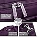 CoolBELL 17.3 Inches Convertible Laptop Messenger Bag Shoulder Bag Backpack Oxford Cloth Multi-Functional Briefcase for Women Laptop/MacBook (Purple)