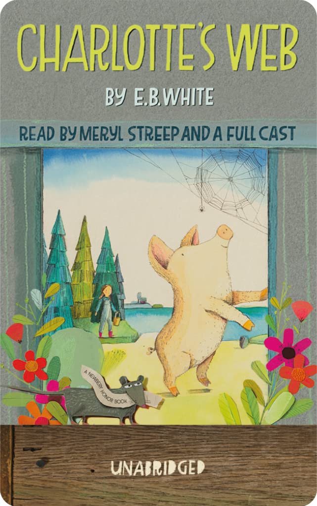Yoto Charlotte's Web by E. B. White – Kids Audio Card for Use with Yoto Player & Mini All-in-1 Audio Player, Educational Screen-Free Listening with Fun Stories for Playtime, Bedtime & Travel, Ages 8+