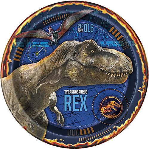 Jurassic World Fallen Kingdom Birthday Party Supplies 24 Pack Lunch Plates - //coolthings.us