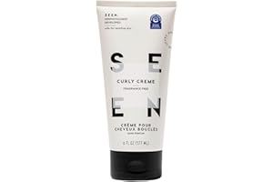 SEEN Curly Creme, Fragrance Free - Non-Comedogenic & Sulfate Free Curl Defining Styling Hair Cream- Anti Frizz- Heat Protecta