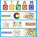 NextX STEM Building Block Sets,Preschool Educational 6 in 1 Construction Toys for Boys,142 Pieces