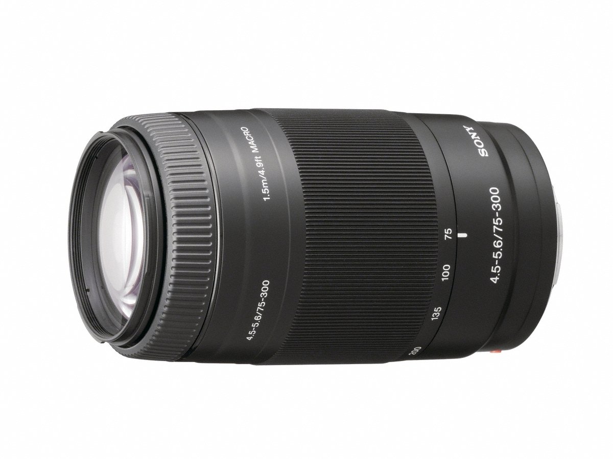 Amazon.com : Sony 75-300mm f/4.5-5.6 Compact Super Telephoto Zoom Lens for  Sony Alpha Digital SLR Camera : Camera Lenses : Camera & Photo