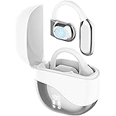 Merryking AI Language Translator Earbuds, OWS Real-Time 3-in-1 Translation Earbuds 144 Languages & Accents, Translation Device for Travel Business Learning,White