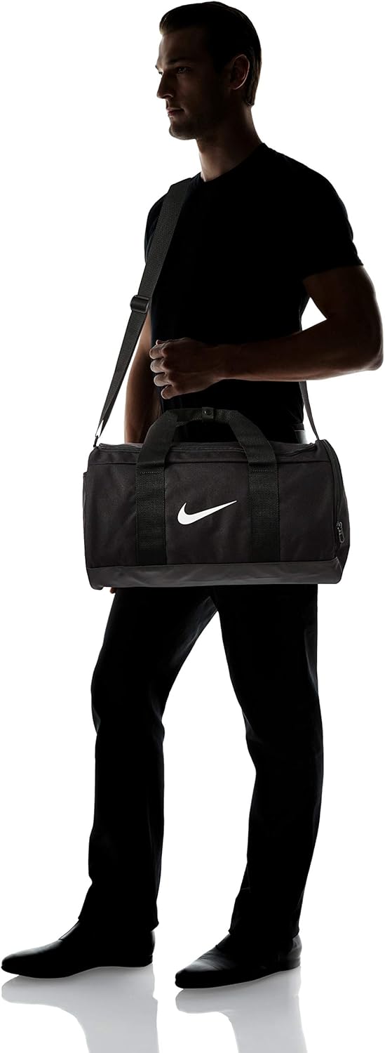 NIKE Team Women's Training Duffel Bag, Black/Black/White, One Size : Clothing