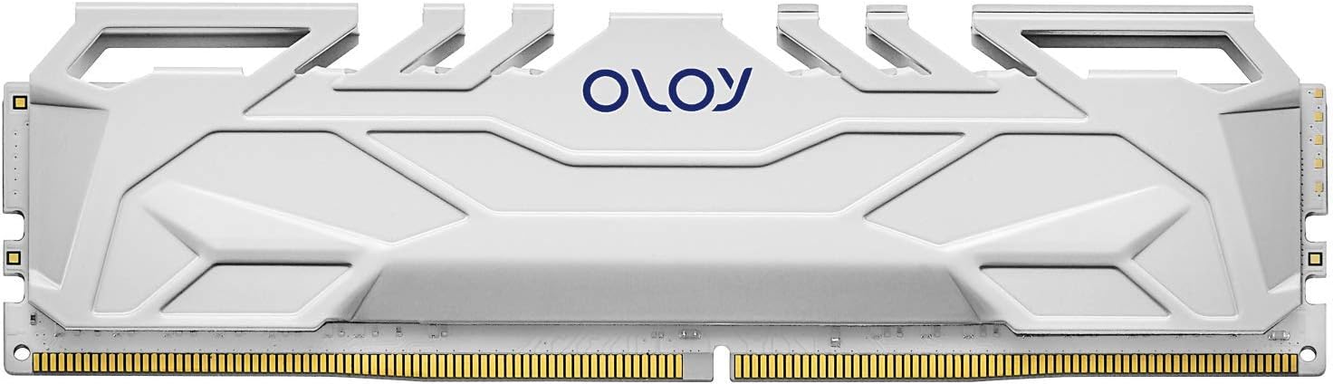 OLOy DDR4 RAM 32 GB (1 x 32 GB) 3200 MHz CL16 1.35 V 288 pines UDIMM (MD4U3232161DHWSA), White, 32GB