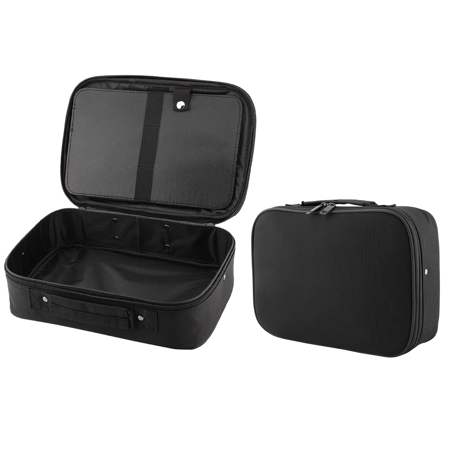 Greeflu Salon Hairdressing Tool Bag, Portable Pencil Case, Multifunctional Portable Beauty Scissor Storage Kit, Black 1 Unit (Pack 1), Ferrous, 1 Unit (Pack of 1), Retro, Ferrous, 1 Unité (Lot de 1),