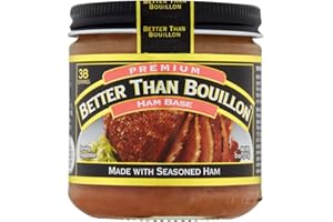 Better Than Bouillon Premium Ham Base, Made with Seasoned Ham, Blendable Base for Added Flavor, 38 Servings Per Jar, 8-Ounce Jar (Pack of 1)