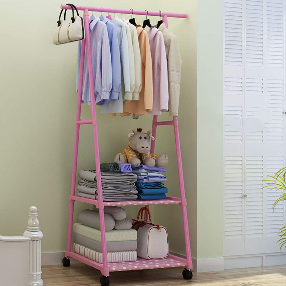 Perchero con Estante AME Perchero de 160 cm Sombrero Bolsas de Ropa