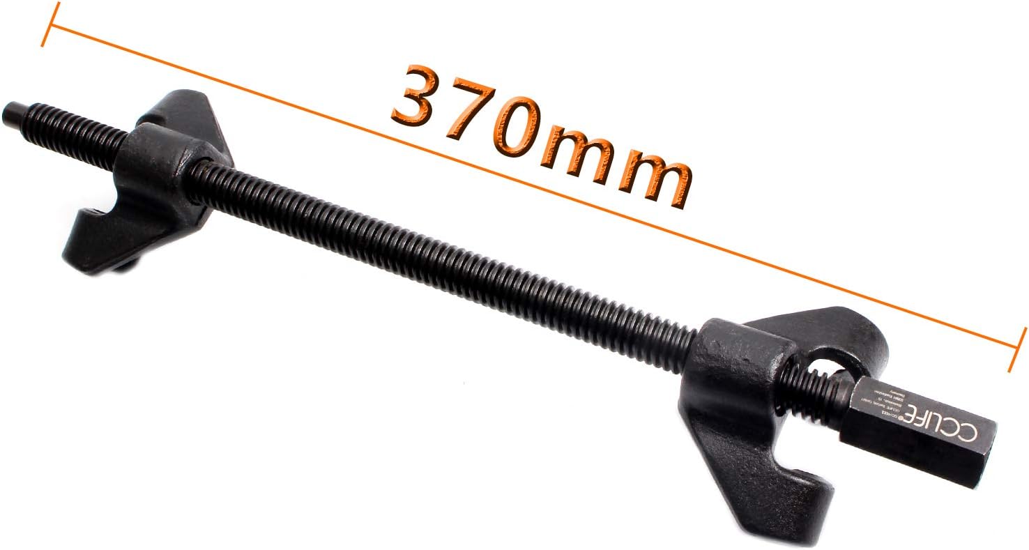 CCLIFE Universal 2Pc Coil Spring Compressor Kit Suspension Clamp Tool Set 370MM, Black - Image 3