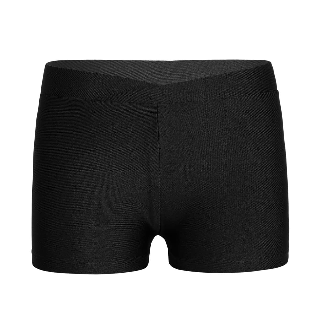 Agoky Niños Niñas Gimnasia Entrenamiento Yoga Deportes Atléticos Entrenamiento Bicicleta Corto Negro 10-12