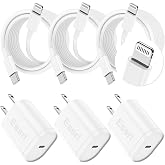 Essri Phone Charger Fast Charging 10 FT for iPhone 14 13 Charger 3-Pack | 20W PD USB C Block with Cable 10 Foot, Compatible w