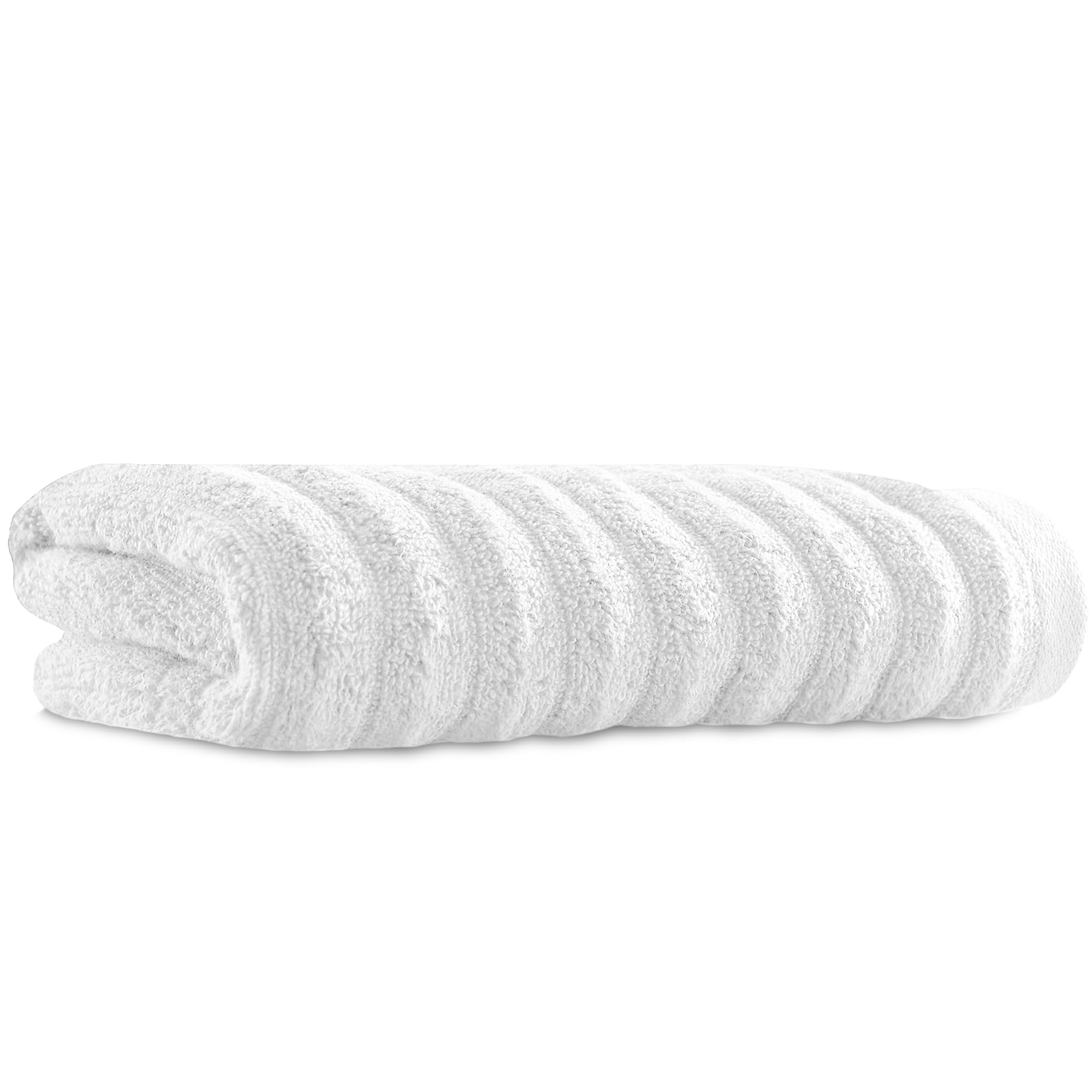 Towelogy Bamboo Hand Towels 1-Pack 50x80 cm Premium Quality Soft and Absorbent Towels for Hotel Spa Bathroom | OEKO-TEX CERTIFIED (1, White)