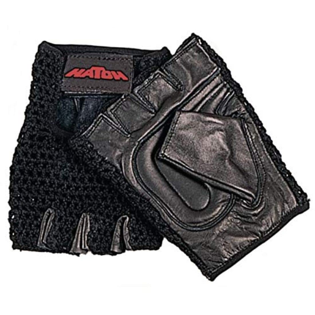 PERFORMANCE HEALTH Hatch All-Purpose Padded Mesh Wheelchair Gloves, Small, Black