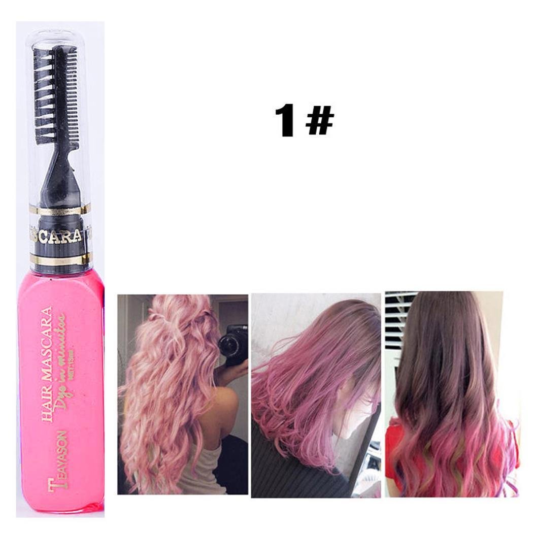 Amazon Com Lantusi 13 Color Temporary Hair Chalk Unisex One