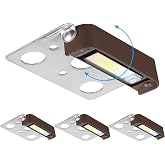 LEONLITE 4-Pack 5CCT 4 Inch LED Hardscape Lighting, 2200K-5000K | LED Landscape Lighting, 12-24V AC/DC Paver Light Low Voltage Retaining Wall Lights, 2W Outdoor Step Lights, ETL