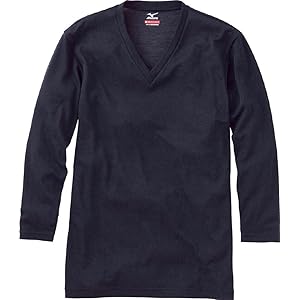 (ミズノ)MIUZNO ブレスサーモエブリVネック長袖シャツ 75CM401