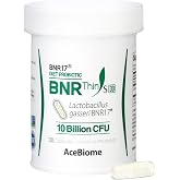 AceBiome BNRThin S30, Lactobacillus Gasseri BNR17, 10 Billion CFU Guaranteed, 30Capsules