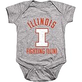 University of Illinois Official UIUC Logo Unisex Infant Snap Suit for Baby