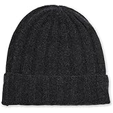 EURKEA 100% Pure Cashmere Winter Beanie Skullies Cap for Men, Soft Warm Lightweight Beanie