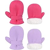 Sarfel Baby Mittens Toddler Gloves Kids Winter Gloves Baby Girl Boy Winter Mittens Infant Mittens 2 Pair Pack