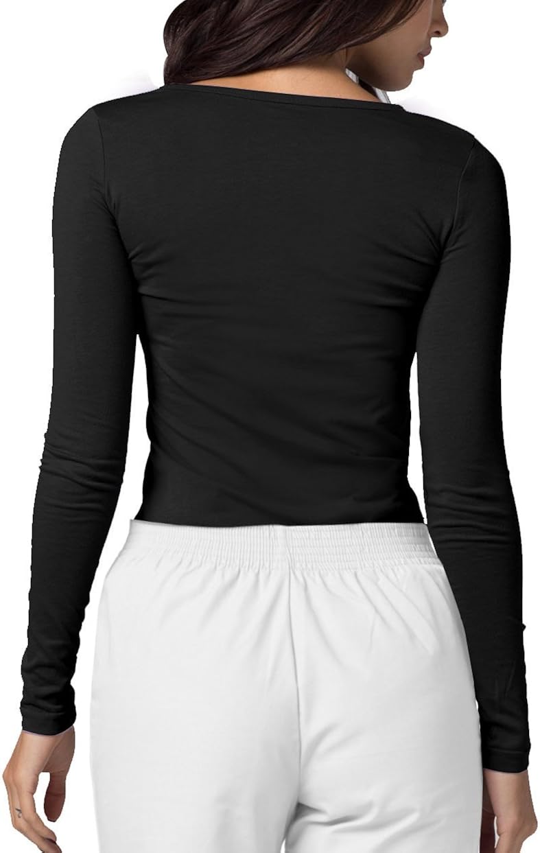 Adar Underscrubs for Women - Long Sleeve Underscrub Comfort Tee: Clothing