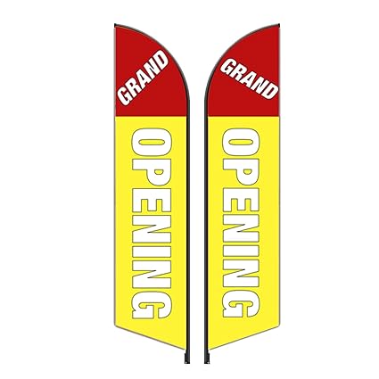 Amazon Com Banner Buzz Make It Visible Blade Flag Grand Opening