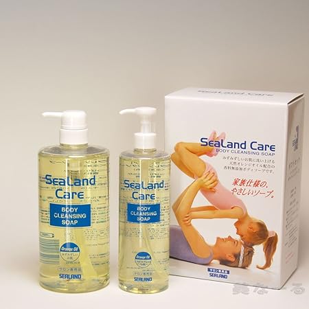 Amazon 日本シーランド シーランド ケア ボディクレンジングソープ 1000ｍｌ 500ｍｌ Ssll ビューティー 通販