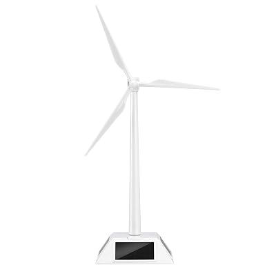 Yiluren DIY Solar Powered Windmill Model Desk Home Decor Craft Science Kits Toy Education Gift