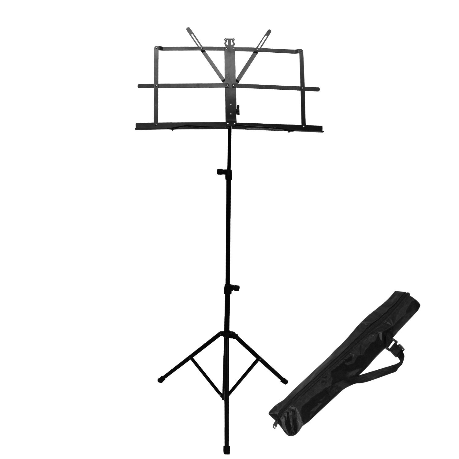 kh Folding Music Notation/Lyrics Stand Portable Folding Tripod Stand