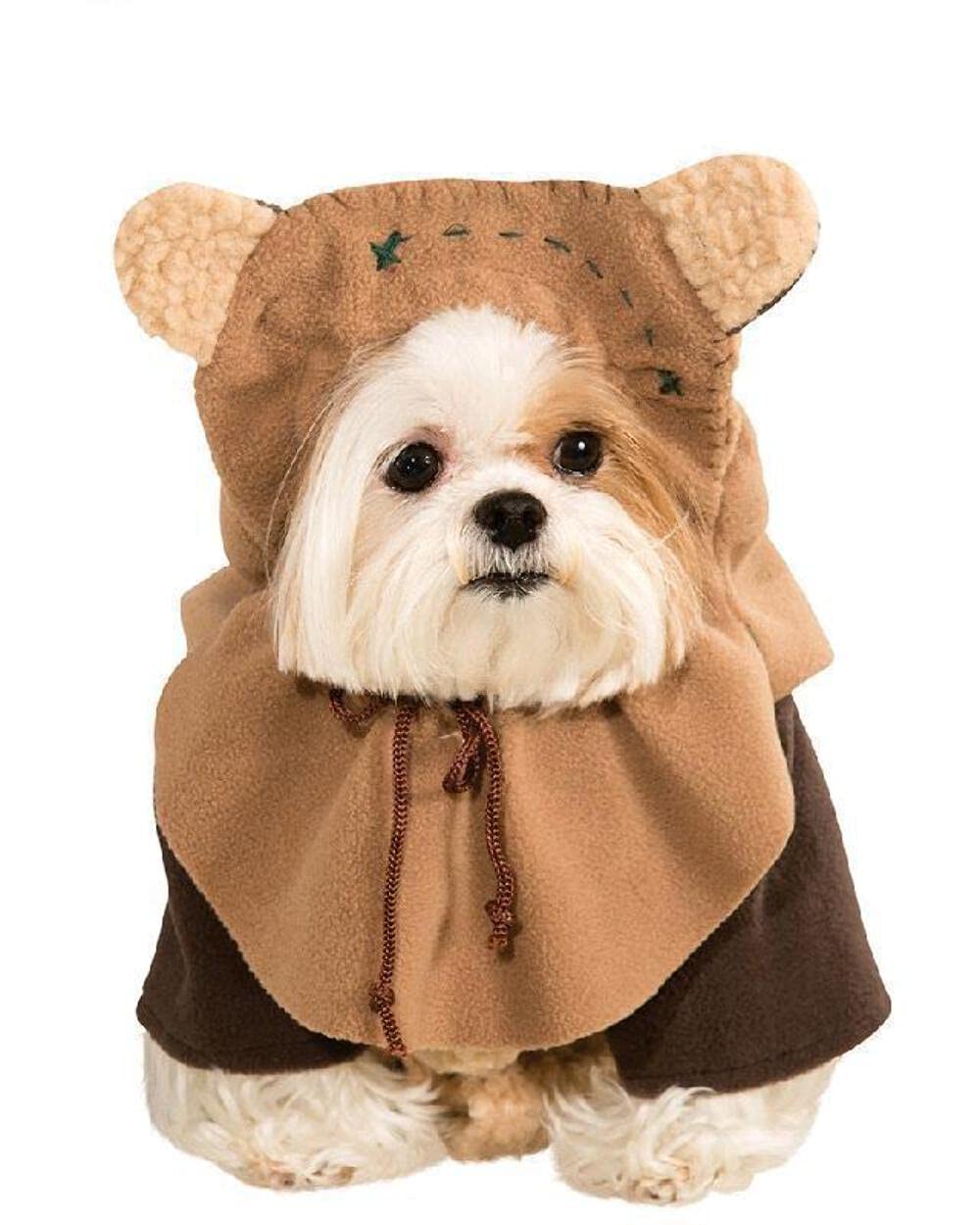 Rubies Official Star Wars Ewok Pet Dog Costume Medium, Neck to Tail 15', Chest 20' Halloween Halloween