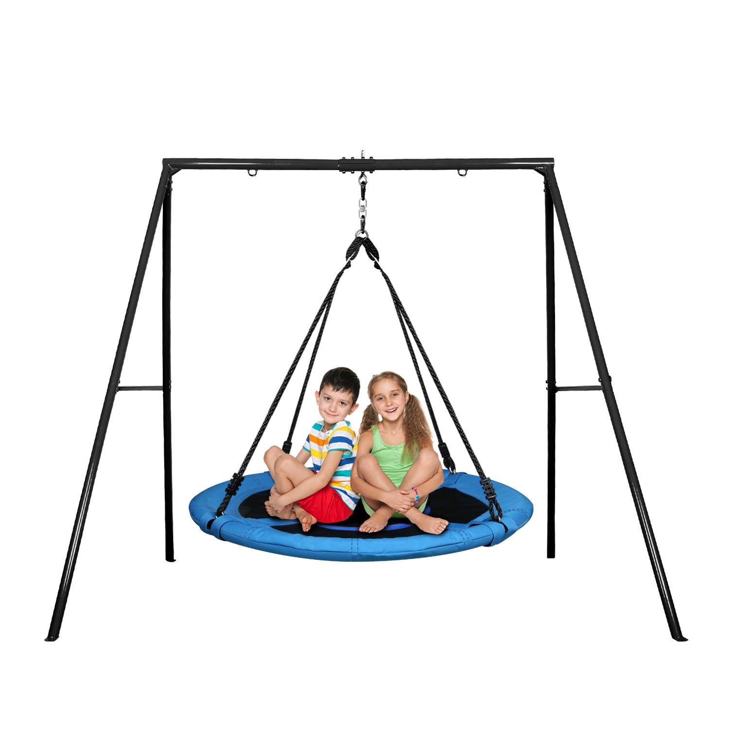 heavy duty metal swing set