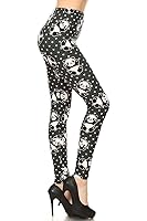 Leggings Depot Women's Fall/Winter Ultra Soft Popular Best Printed Fashion Leggings BAT16
