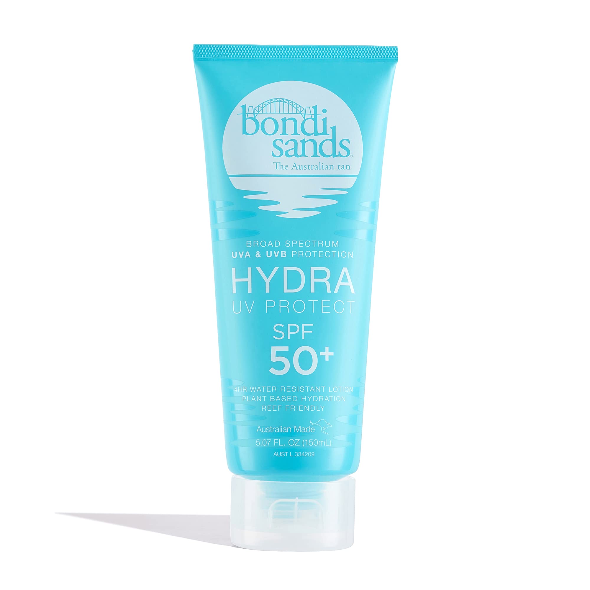 Bondi Sands Hydra UV Protect SPF 50+ Body Lotion | Provides UVA & UVB Protection | Infused with ethically sourced algae | 150ml/5.07 FL OZ