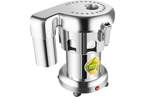 Juicer Machines, Stainless Steel Cold Press Juicer, Commercial Centrifugal Juicer Machine, Deep Feeding Port, Extended Juice 