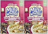 Kellogg's Frosted Mini Wheats Touch of Fruit Raspberry Cereal, 15 Ounce (2 Pack)